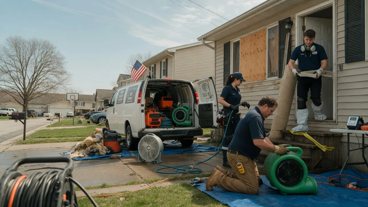 Water Damage Restoration in Foss, OK near me